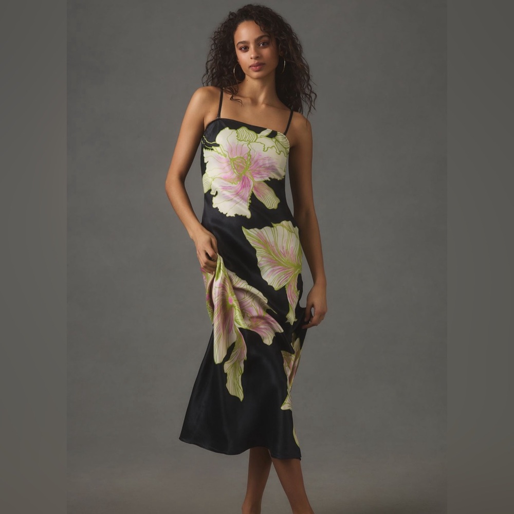 Conditions Apply Chloe Maxi Slip Dress from Anthropologie